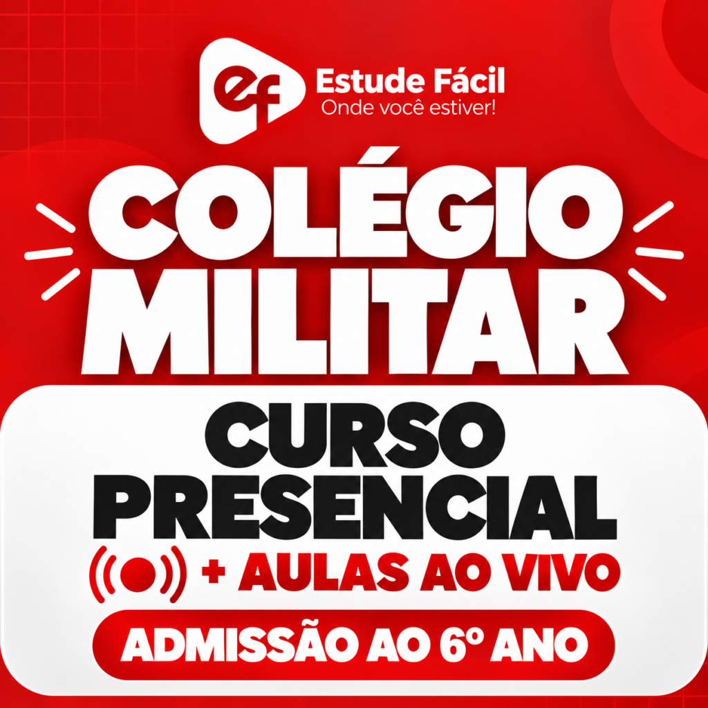 Curso Colégio Militar 6º Ano – Presencial