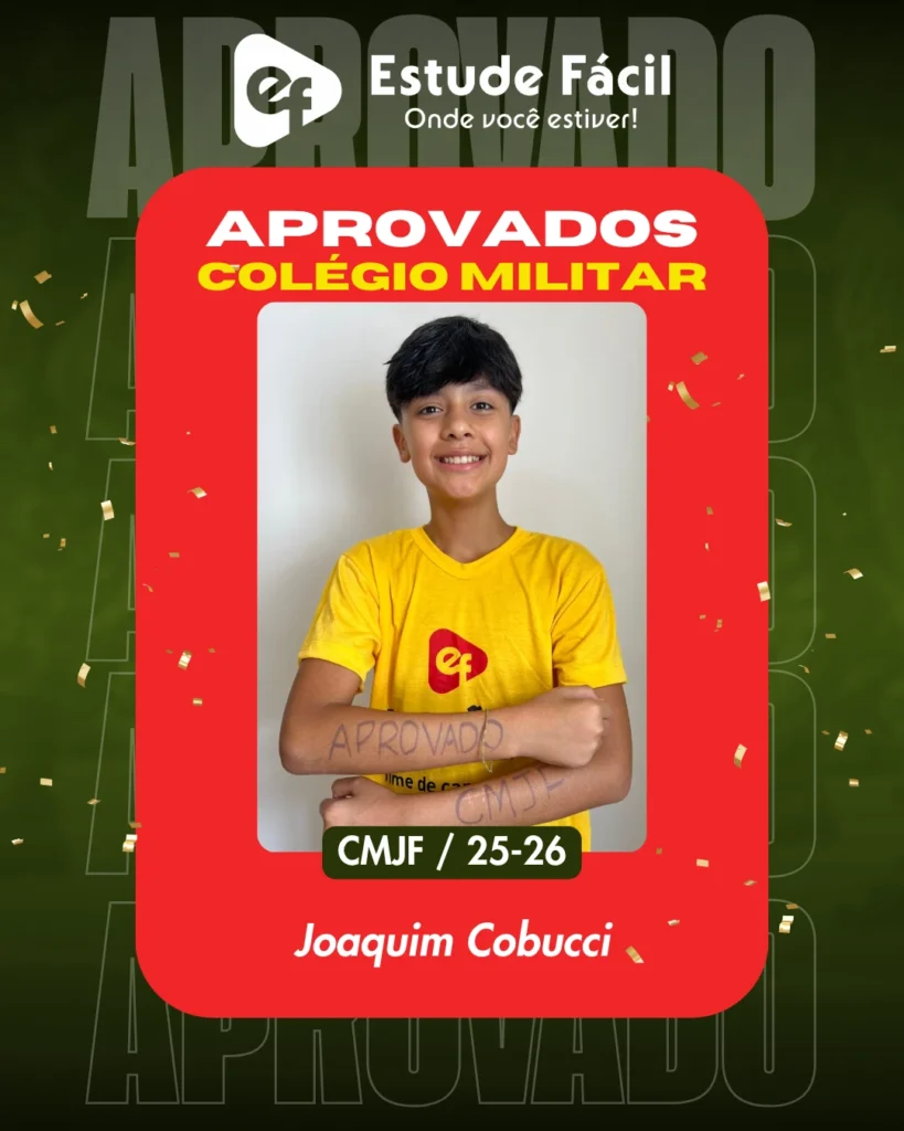 Cartaz de aprovado: Joaquim Cobucci