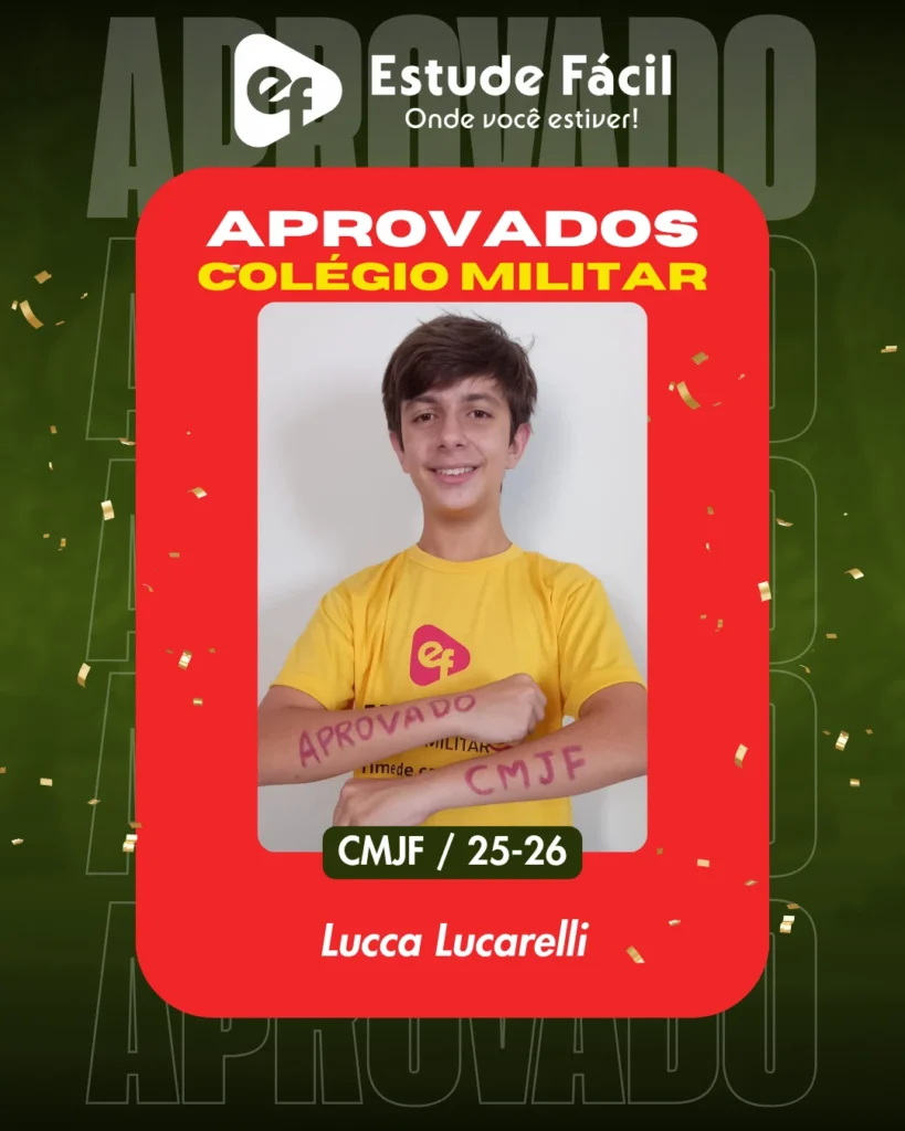 Cartaz de aprovado: Lucca Lucarelli